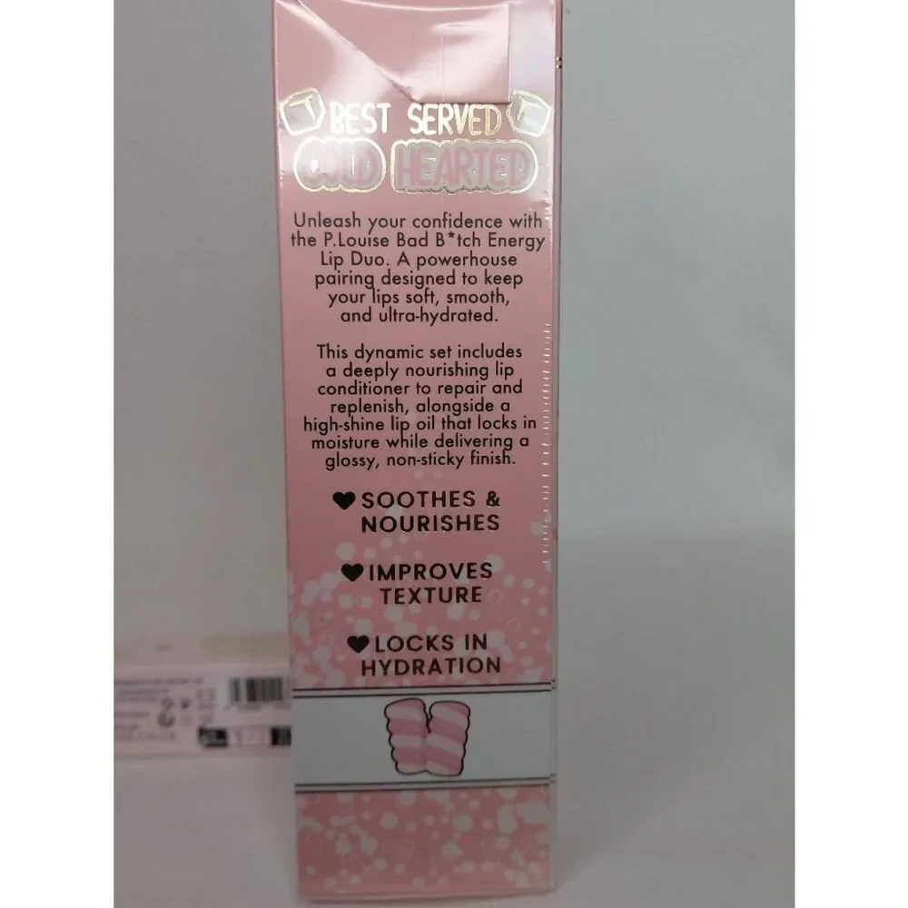 P.Louise Bad B❤︎tch Energy Lip Duo Pink Marshmallow